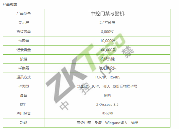 彩屏指紋密碼門禁